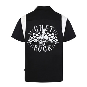 [Chet Rock] 기타 헤드 해골 볼링셔츠 (105, 110)